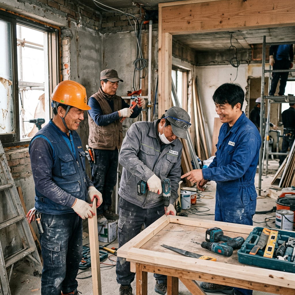 집수리교육 현장사진