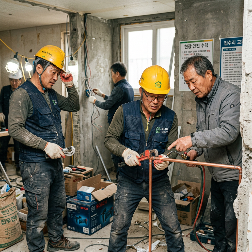 집수리교육 현장사진